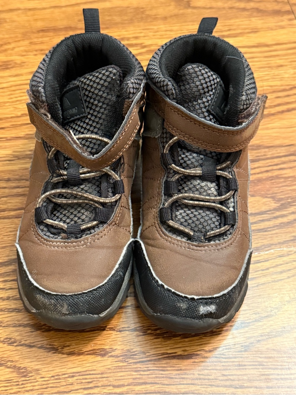 Ozark Trail Brown and Black Kids Hiking Boots